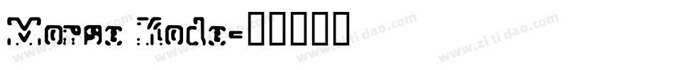 Morse Kode字体转换